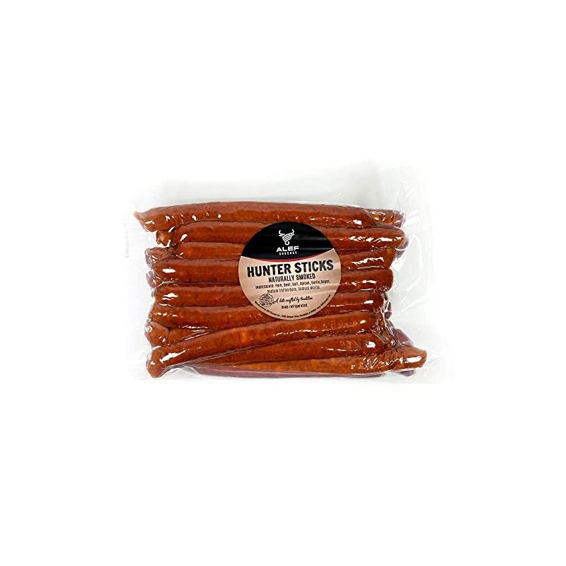 Hunter Pork and Beef Sticks, Smoked Kabanosy approx 5 lb.
