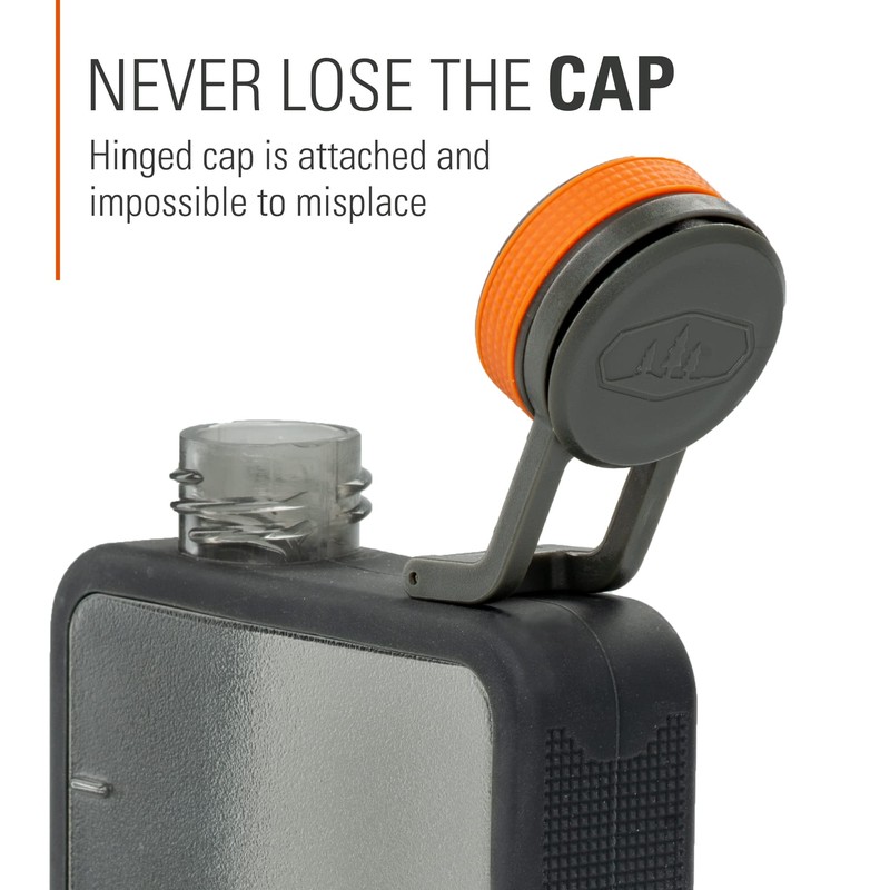 GSI Outdoors Boulder Flash, 10 Oz, Graphite