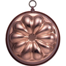 タイガークラウン ケーキ型 ブロンズ 158×50mm キモア フラワーケーキ型 銅 プリシ磨き 10ウェーブ 6083