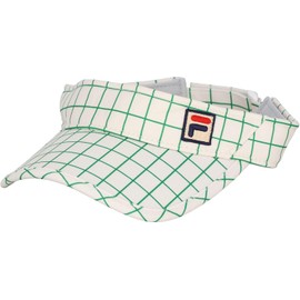 Fila FDZEL0091 Women's Tennis Visor, Sun Visor, Absorbent, Quick Drying, UV Protection, green