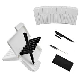 Signia/Connexx Nanocare 3.0 Wax Guards Filters - Cleaning Brush Kits with Carry Case, 8 Packs (64 Total),Sony CRE-C20 Compatible (Same as 10993607) for Siemens/Rexton Hearing Aids