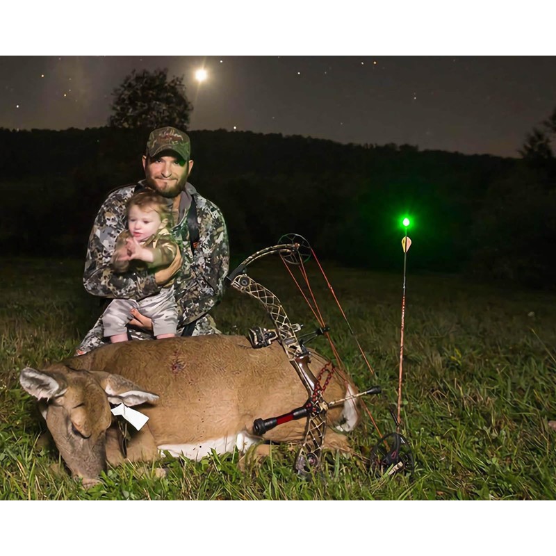 XHYCKJ 6/12PCS G Lighted Nocks for Arrows with .165 .204