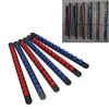 6pcs Socket Organizer 360° Swivel Removable End Cap 1/4 Inch
