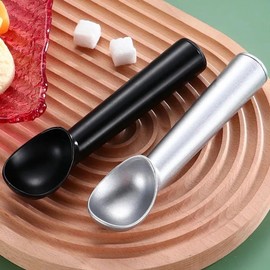 2 Pack Ice Cream Scoops Fruit Balls Cookie Spoons Non-Stick Ice Cream Spoon Digger Yogurt Sorbet Scooper Home Kitchen Alloy Gadgets Accessories