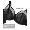 HACI Minimizer Lace Bra for Women Plus Size Full Coverage