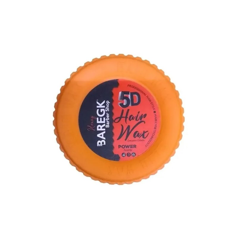 Cera Para Cabello Baregk 5d Profesional Barberias Esteticas Color Naranja