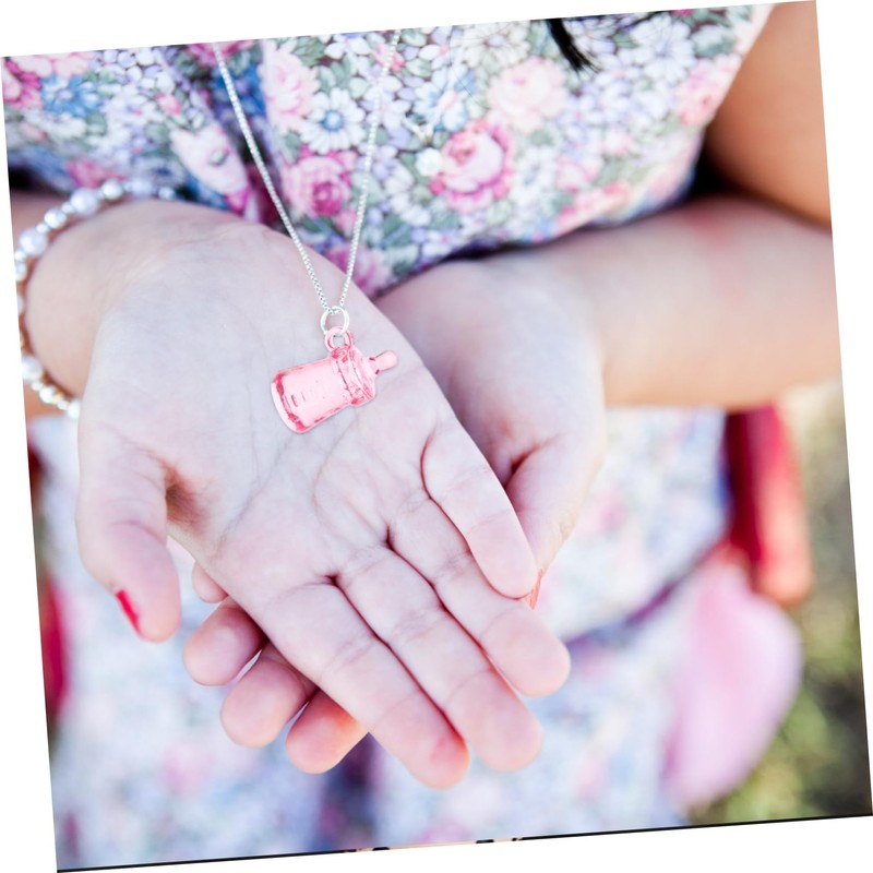 Gadpiparty 2sets Miniature Baby Bottle Toys Acrylic Baby Bottle Model