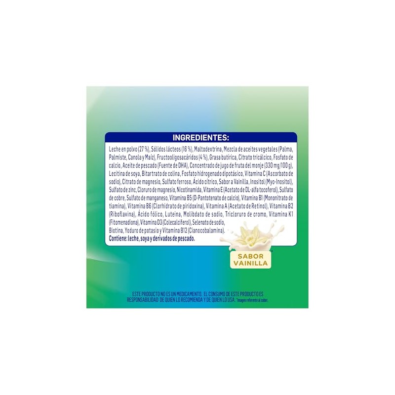 ASCENDA Suplemento Alimenticio Sabor Vainilla Lata de 900g