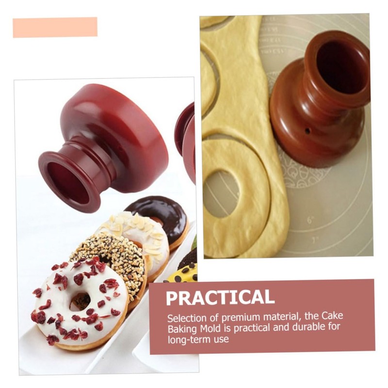 Operitacx 4Pcs Non Stick Donut Mold Round Pineapple Shape Baking