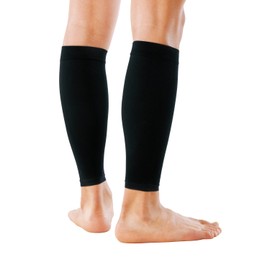 ZAMST 380403 Body Mate Calf Thin Supporter, For Sports (Both Legs), Size L, Black