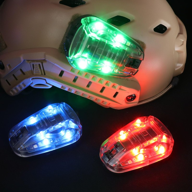LThyzszb Tactical Signal Light IR Helmet Light with Visible LED