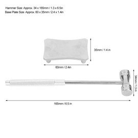 Multifunctional Small Hammer, Steel Double-Headed Hammer, Multifunctional DIY Non-Slip Handle Hammer, Hand Tool, Mini Hammer, Watchmaker Tool, Personal Toy, Suitable for DIY