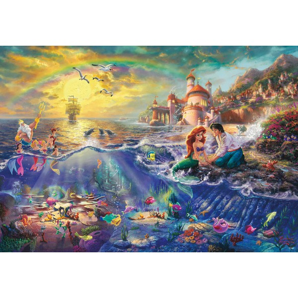 The Little Mermaid 1000-Piece Jigsaw Puzzle, 20.1 x 29.0 inches