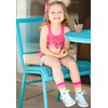 Jefferies Socks Calcetines para niñas con diseño de rayas arcoíris