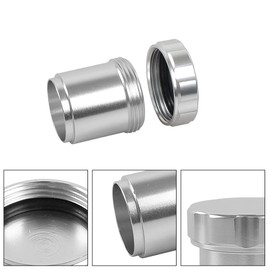 Aluminum Alloy Filler Neck with Cap Weld On Filler Neck And Oil Tank Cap 1.5inches 1 1/2'' OD for Fuel Tanks