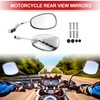 ACROPIX M8/M10 Motorcycle Rear View Mirrors Bar End Side Mirrors