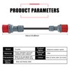 CEE Coupling Socket 5-Pin 16A to 32A with Phase Reversal,