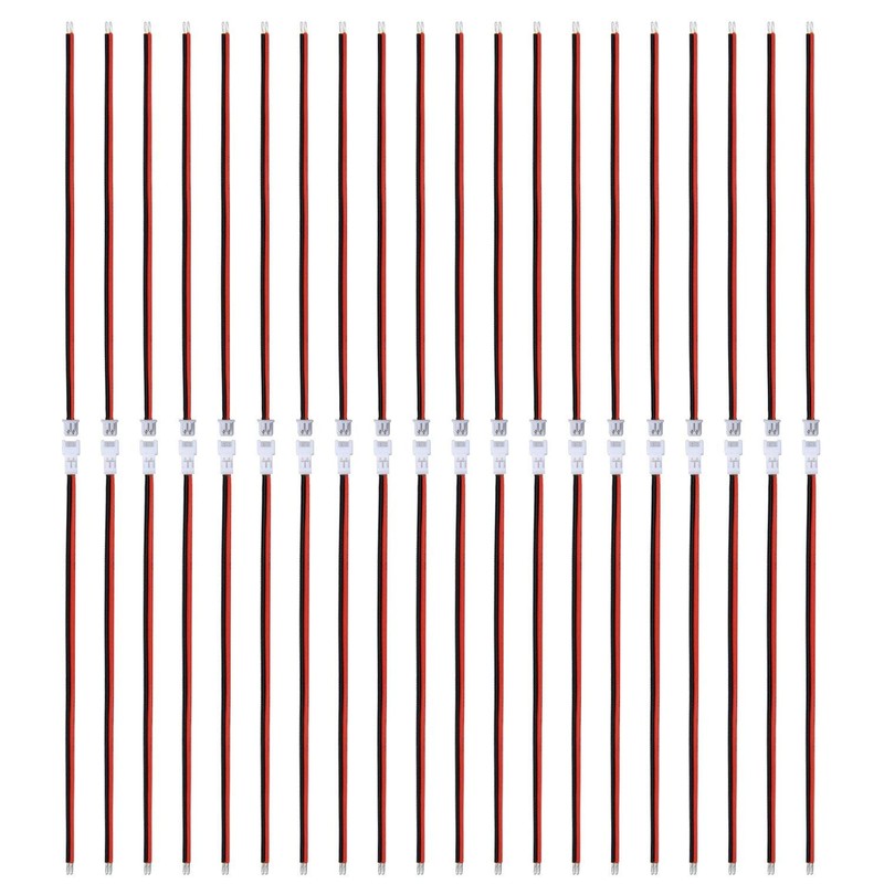 20 Pairs 1.25 mm Pin Micro Electrical Male and Female