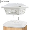 Davinci Lighting Flexfit Solar Outdoor Post Cap Lights - Includes