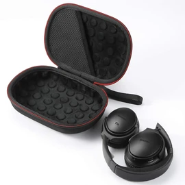 Hard Case for Bose QuietComfort 35 (Series II), QC35, QC25, QC15 Wireless Headphones Accessories. Travel Carrying Storage Bag - Black(Black Lining)