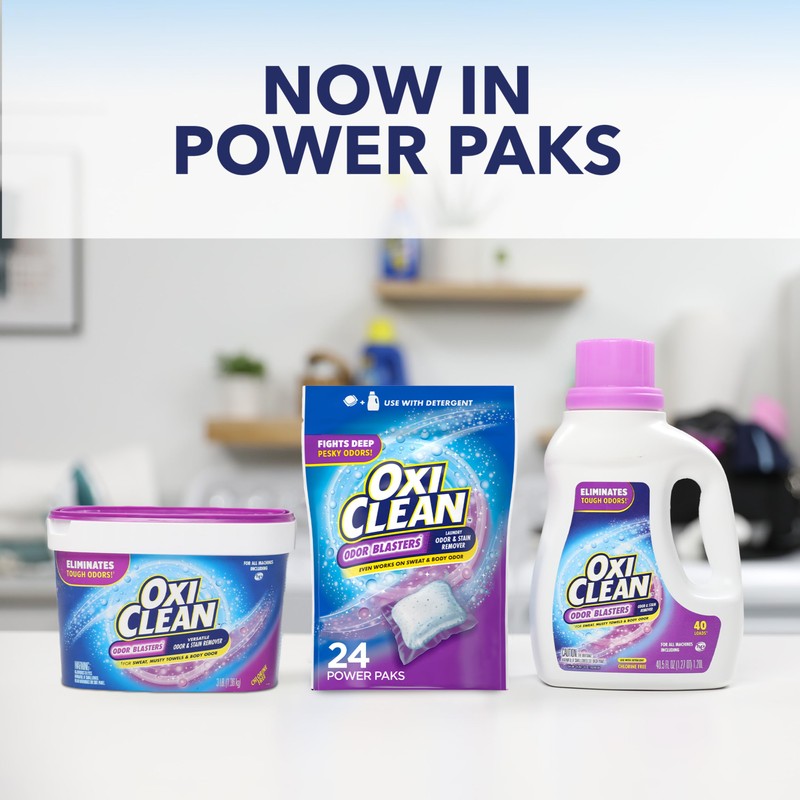 OxiClean Odor Blasters Odor and Stain Remover Laundry Power Paks,