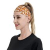 Retro Rainbows Rust 70s Orange Gold Sports Sweatband Head Bands