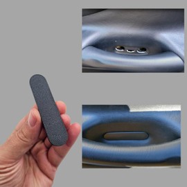 EMALPE C5 Corvette Door Panel Access Plug Cover Pair, 1997-2004, Black Color, 2PCS
