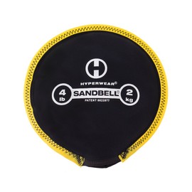 Hyperwear SandBell Sandbag Training Free Weight (Pre-Filled) (4) Black
