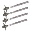 4Pcs Shoe Clips 4 Diamond Tassel Claw Chain Women's Boots