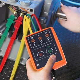 Phase Sequence Rotation Indicator Tester and Checker