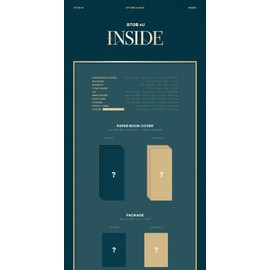 BTOB 4U Inside 1st Mini Album in Version CD+1p Mini Poster On Pack+96p Booklet+1p Lyric Paper+1p Postcard+1p Sticker+1p PhotoCard+Message PhotoCard Set+Tracking Kpop Sealed