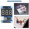 DKARDU 2 pcs HC-SR04P/SR04 Ultrasonic Sensor ranging Display Module 5V