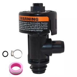 leizedong26 98209800 High Flow Manual Air Relief Valve for Pentair Pool & Spa Filter