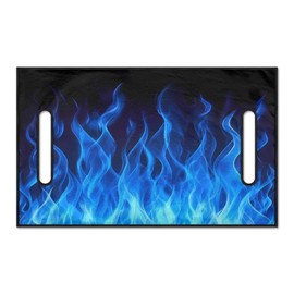 Whosucclay Blue Flame Golf Cart Seat Cushion Cover Soft Comfort Golf Cart Seat Blanket Towel Dustproof Golf Cart Seat Cushion Protector Fits 2 Seat Golf Cart Club Car Sightseeing Car