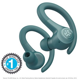 JLab Go Air Sport Running Headphones - True Wireless Earphones Bluetooth, Hook Over Ear Earbuds for Sports & Gym, 32+ H Playtime In Ear Buds, IP55 Sweat-Resistant, EQ3 Sound, Teal