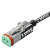 Kalitec Deutsch DT06-2S 2-Pin with Moulded 2 Metre PUR Cable