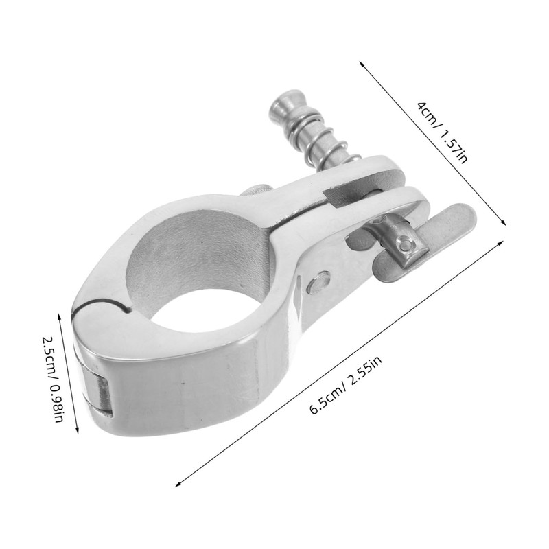 Outanaya 2pcs Stainless Steel Jaw Slide Clamp for Bimini Top