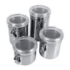 Fdit Stainless Steel Airtight Food Storage Containers Dry Containers Storage