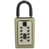 Kidde 001350C 3-Key Portable Push Button Key Safe, Clay