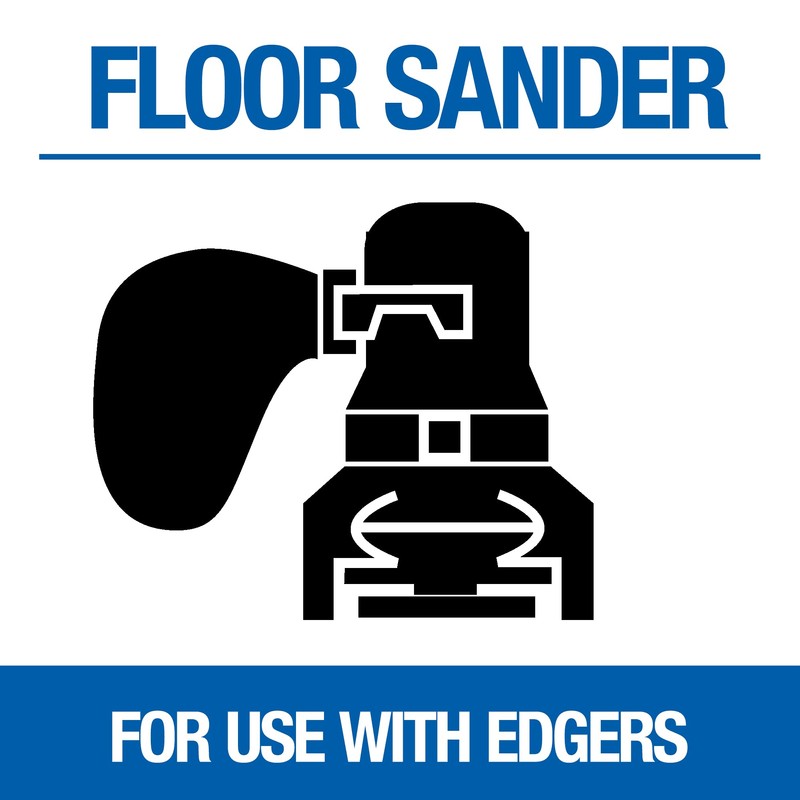 Mercer Industries 409060 Floor Sanding Edger Disc, Zirconia, Cloth Back,