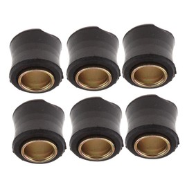 Homyl 6pcs Rear Shock Absorber Rear Bushing Universal Motorcycle Replacement Kit for Φ12mm Rubber & Metal Shock Absorber