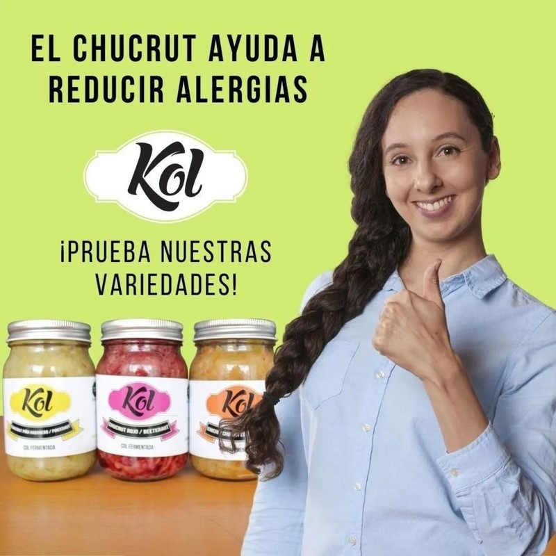 Chucrut Rojo Beetkraut Col Fermentada 415g Kol