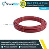 SharkBite 1/2 Inch x 100 Feet Red PEX-A, PEX Pipe