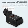 Digital Alarm Clock with Large LED Display FM Radio Sleep