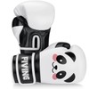 FIVING Children's Boxing Gloves, Panda Design, 4-6 oz, Breathable Mesh,
