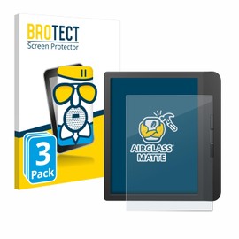 BROTECT Anti-Glare Protective Glass for Tolino Vision 5 (Pack of 3) Protective Film Tempered Glass Matt [Extremely Scratch-Resistant 9H, Anti-Reflection]