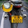 Abfer Car License Plate Screws Spike Shape License Plate Fasteners