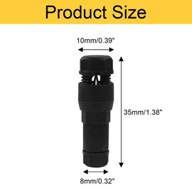 Litoexpe 24 Pcs Low Voltage Wire Connector for 12/2 14/2 Gauge, Lighting Connectors Waterproof for Outdoor Low Voltage Landscape Lighting Pathway Lights