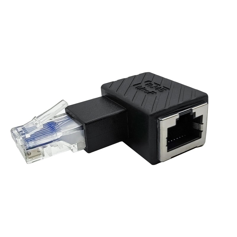 iYueMps RJ45 Ethernet Adapter, 2Pack Cat5 Cat5e RJ45 Male to