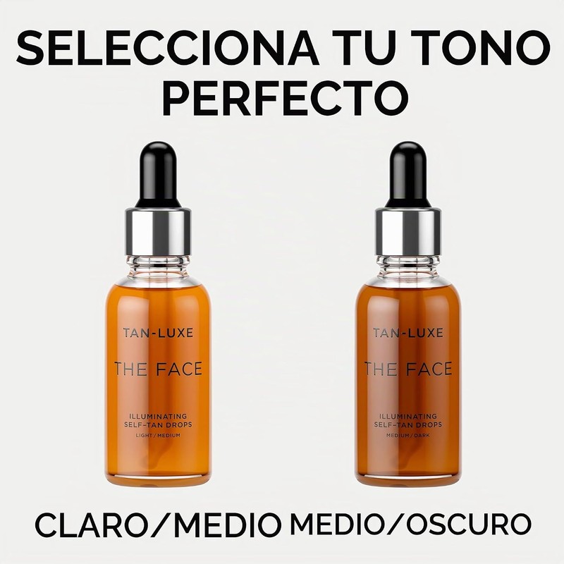Tan Luxe The Face Illuminating Drops Medium/Dark